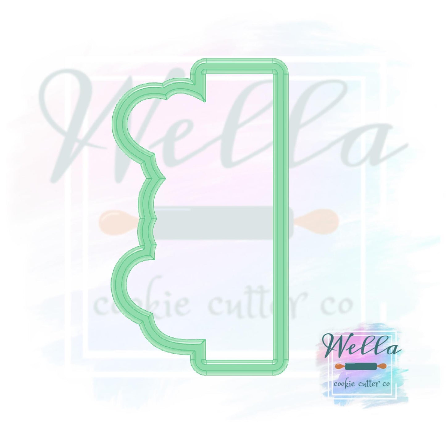 Graduation Class of 2025 #3 Skinny Cookie Cutter with Optional Stencil