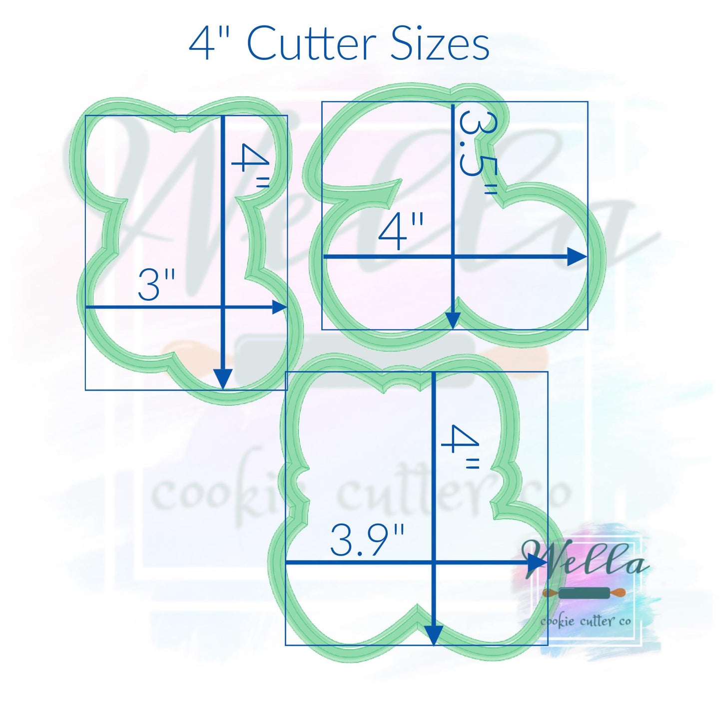 Cherries Croquette Bow Cookie Cutters