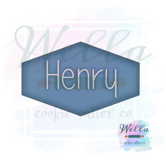 Plaque Henry Cookie Cutter