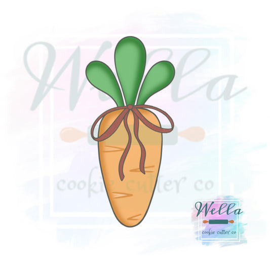 Carrot with String Bow Cookie Cutter