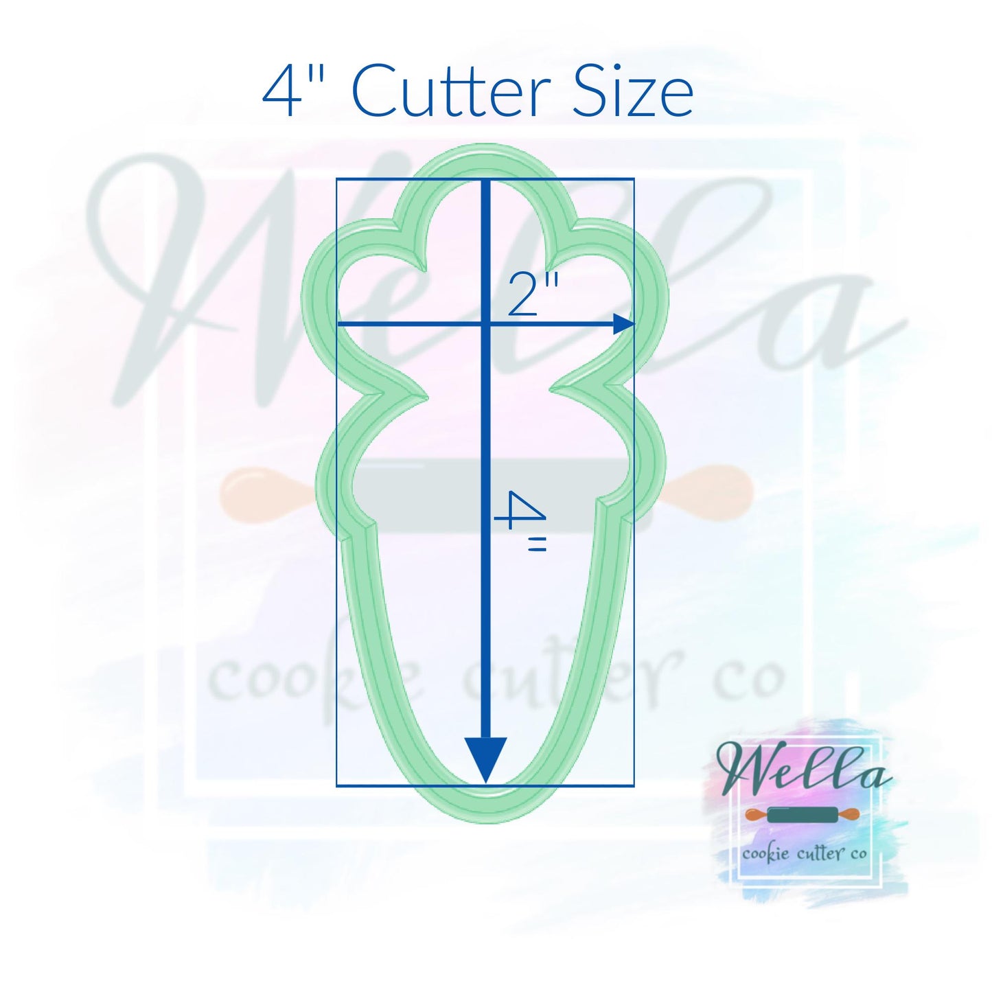 Carrot with String Bow Cookie Cutter