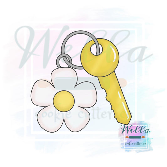 Daisy Keychain Cookie Cutter