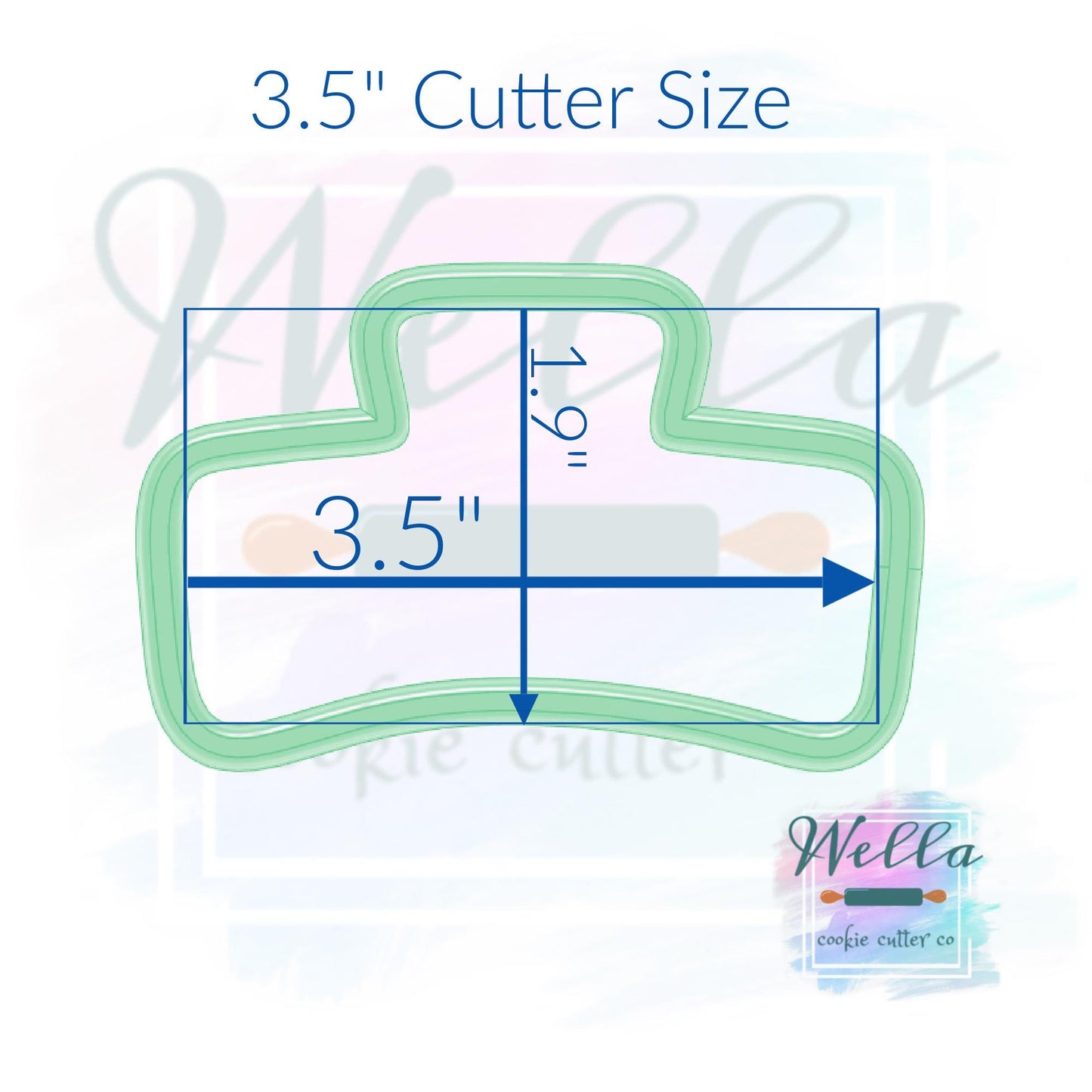 Hair Claw Clip Cookie Cutter