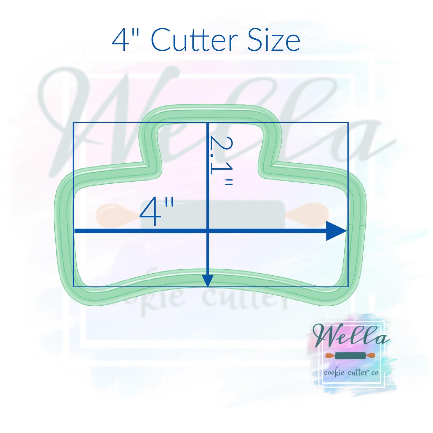 Hair Claw Clip Cookie Cutter