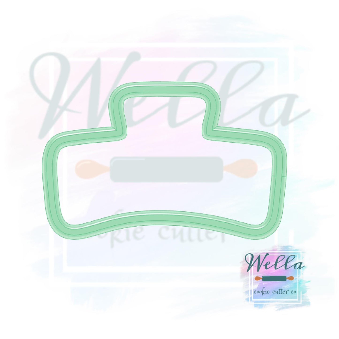 Hair Claw Clip Cookie Cutter