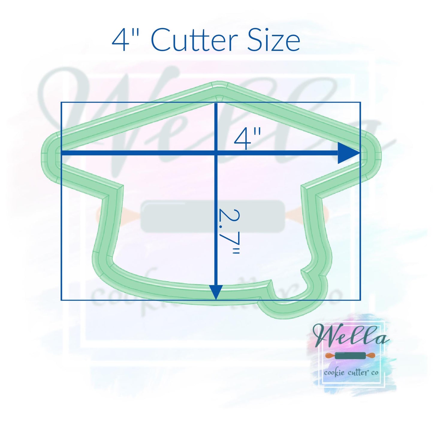 Graduation Cap #2 Cookie Cutters