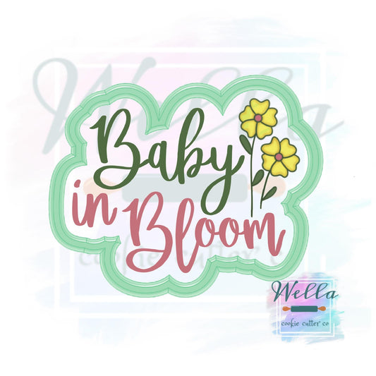 Baby in Bloom #1 Cookie Cutter