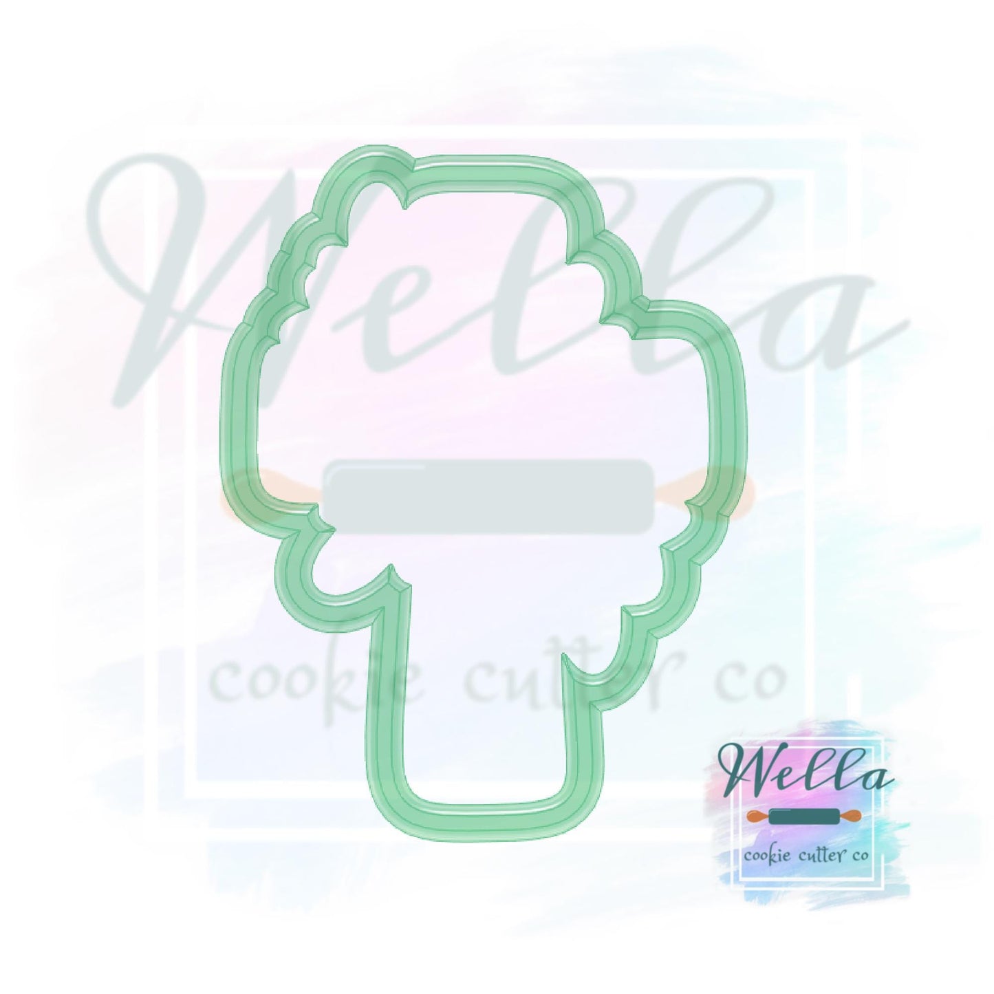 Floral Cross Cookie Cutter