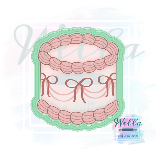 Birthday Buttercream Cake Cookie Cutter