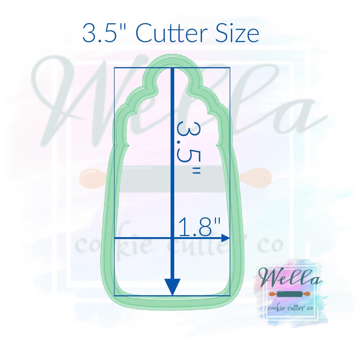 Baby Bottle #4 Cookie Cutter