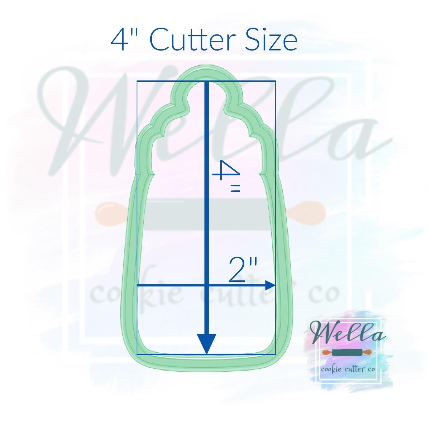 Baby Bottle #4 Cookie Cutter