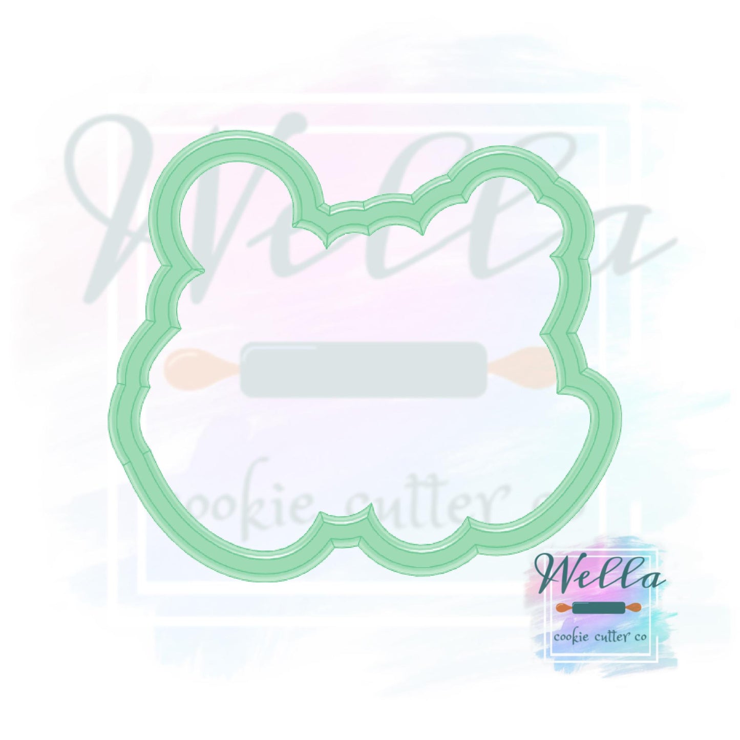 Sweet One Strawberry Cookie Cutter with Optional Stencil