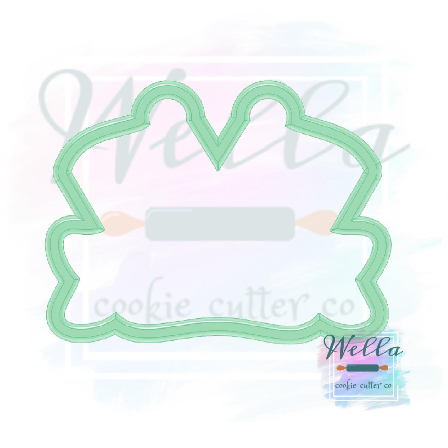 Racing Flags Name Plaque Cookie Cutter