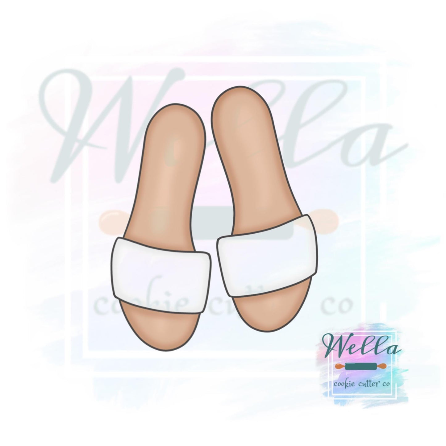Beach Sandals Cookie Cutter