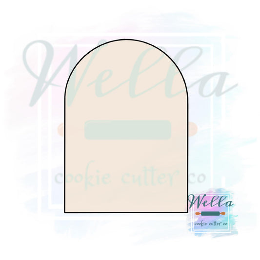 Short Arch Plaque Cookie Cutter