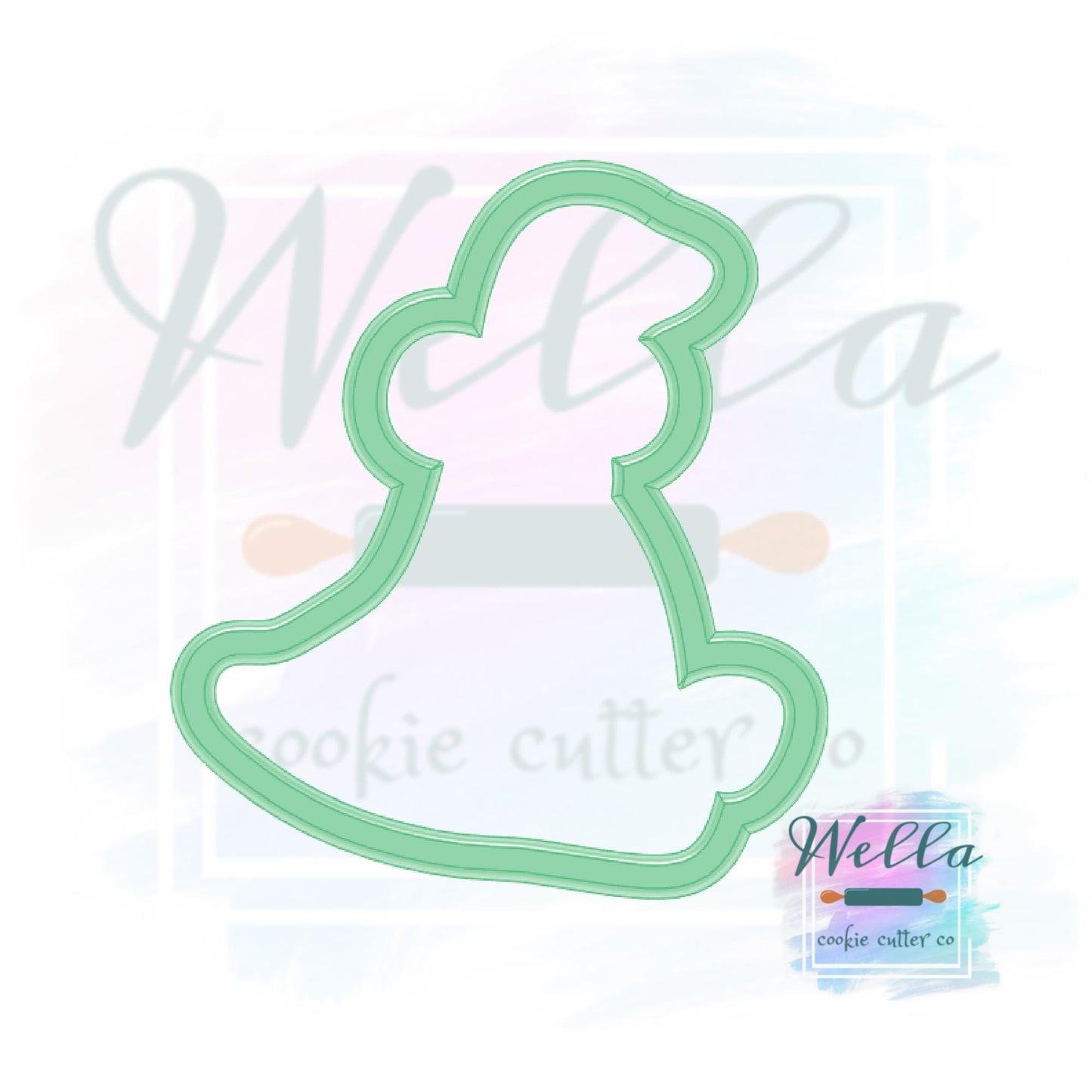 Goose with Bow Cookie Cutter