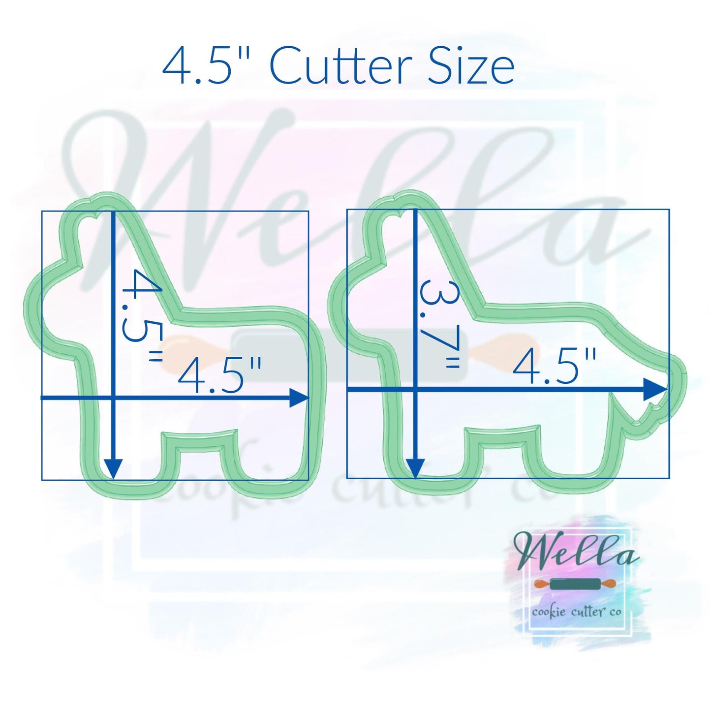 Pinata Cookie Cutter - 2 Shape Options - with or without tail