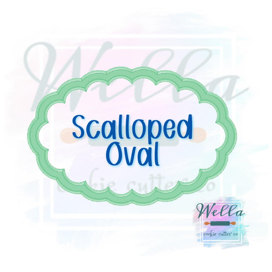 Scalloped Oval Cookie Cutter
