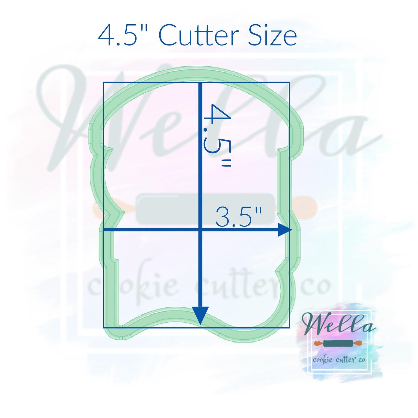 Floral Market Cart #2 Cookie Cutter