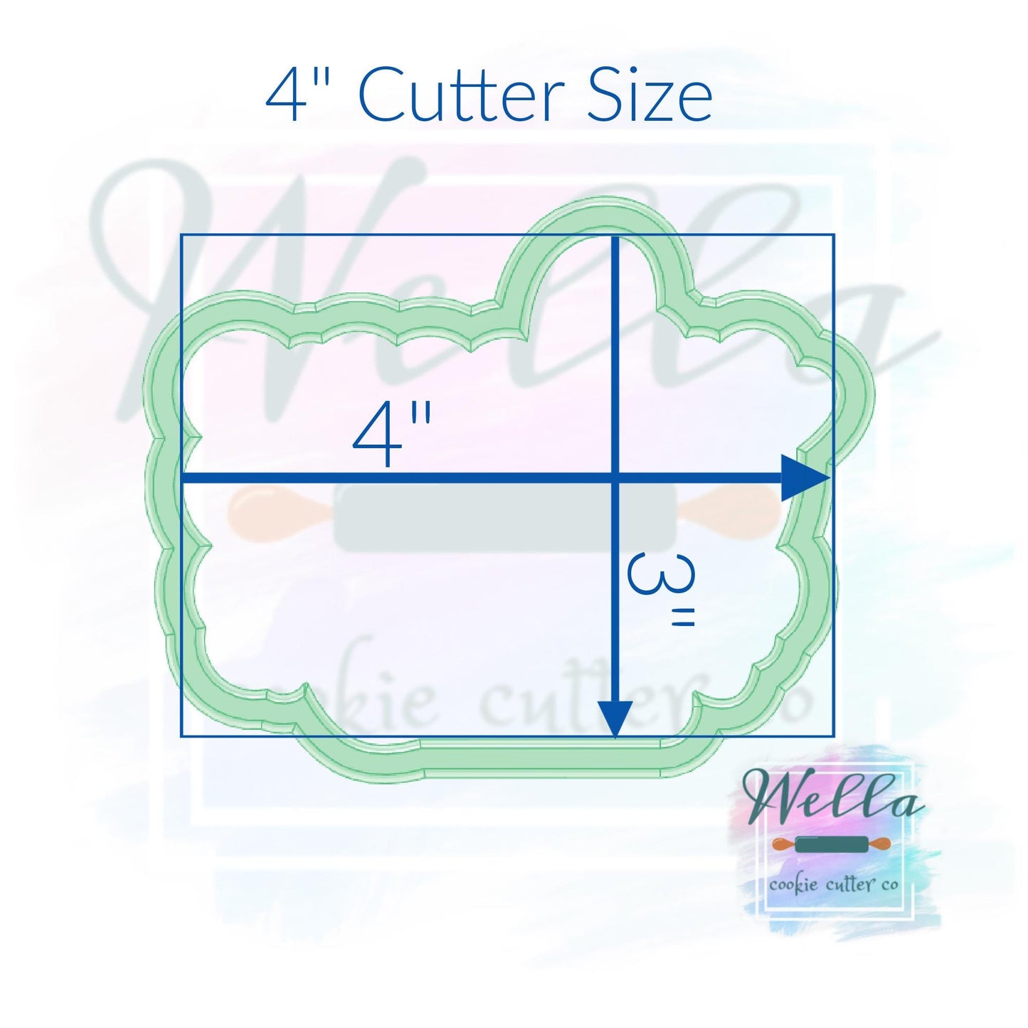 spooky ONE Text Cookie Cutter