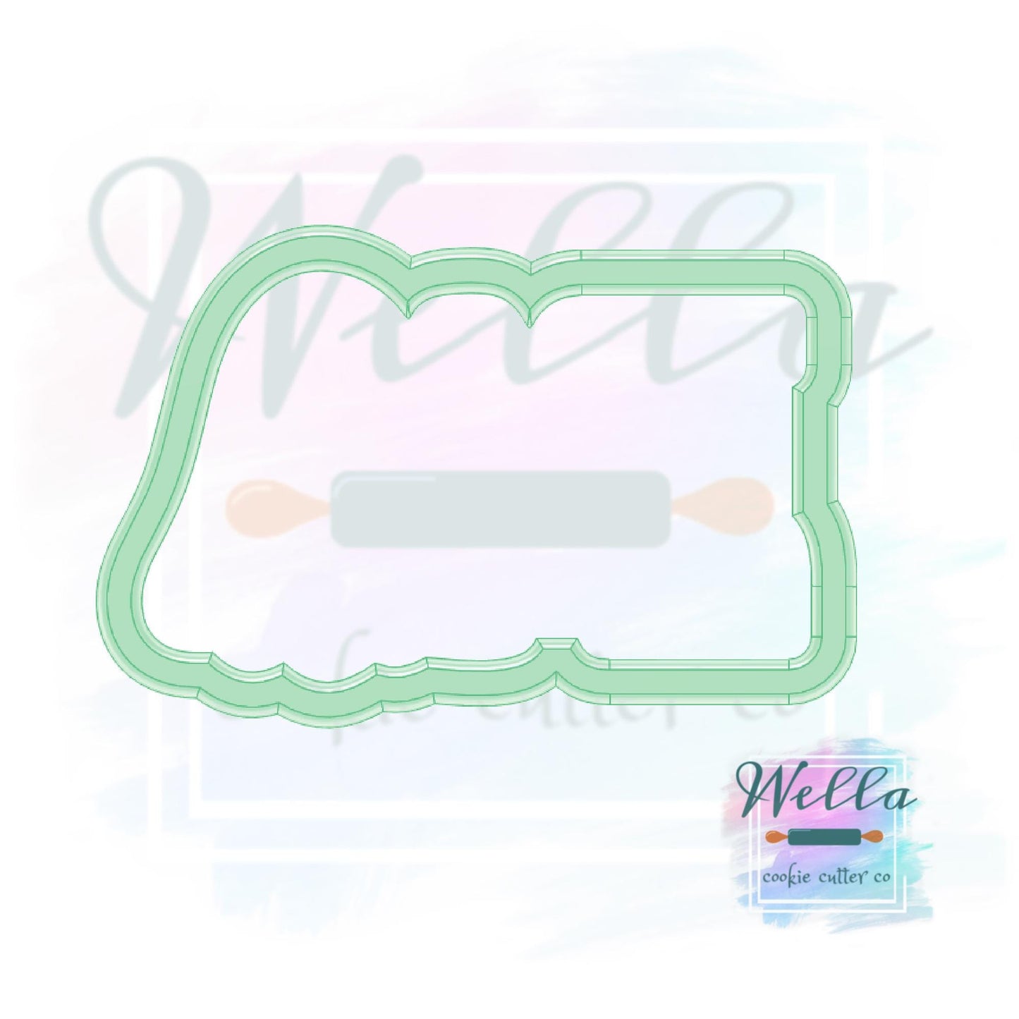 Ghost ONE Cookie Cutter with Optional Stencil