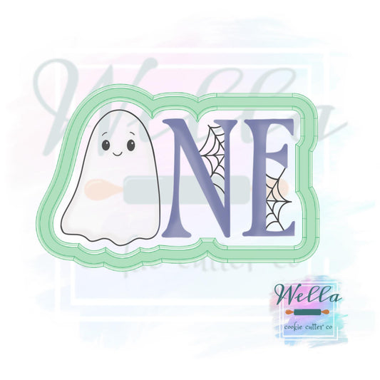 Ghost ONE Cookie Cutter with Optional Stencil