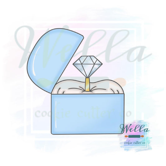 Wedding Ring Box #2 Cookie Cutter