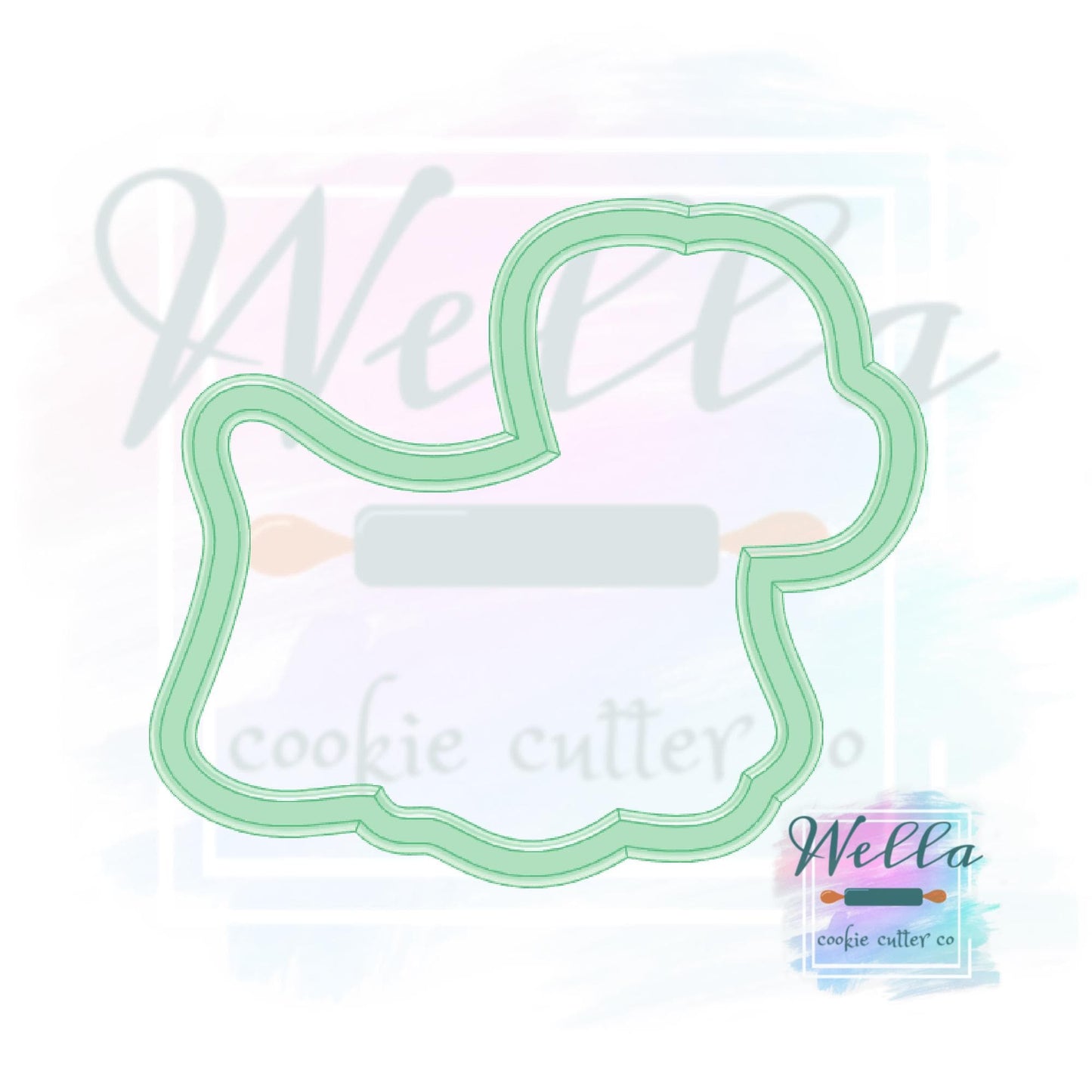Ghost Dog Cookie Cutter