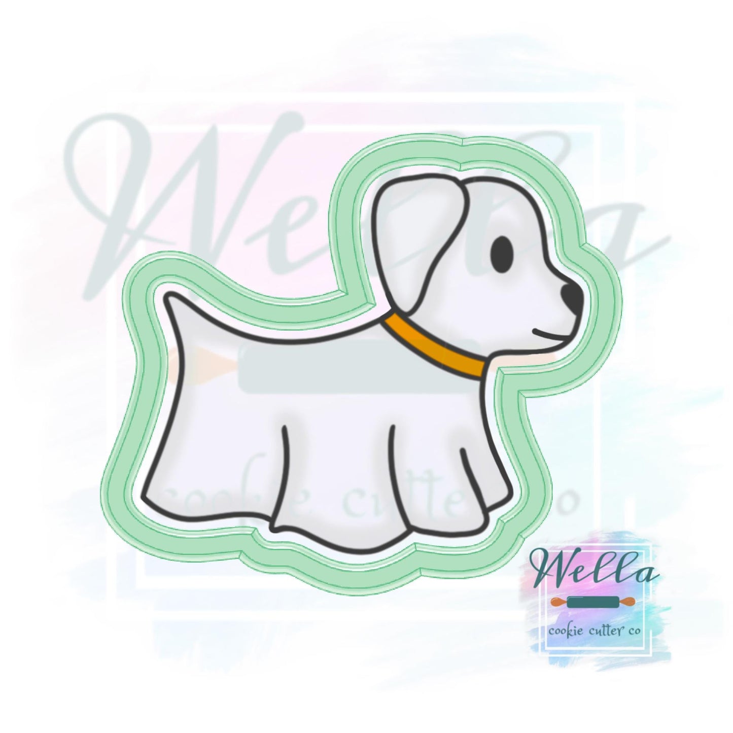 Ghost Dog Cookie Cutter