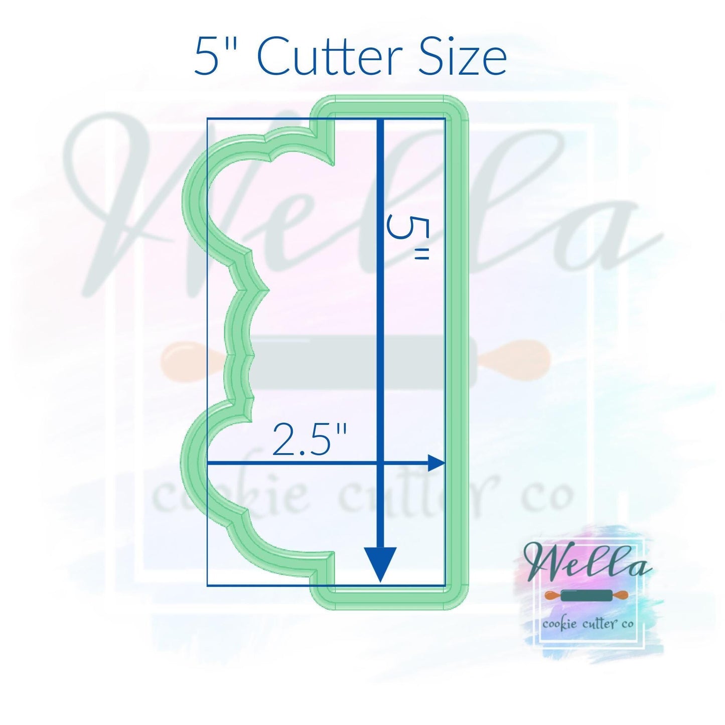 Graduation Class of 2026 #3 Skinny Cookie Cutter with Optional Stencil