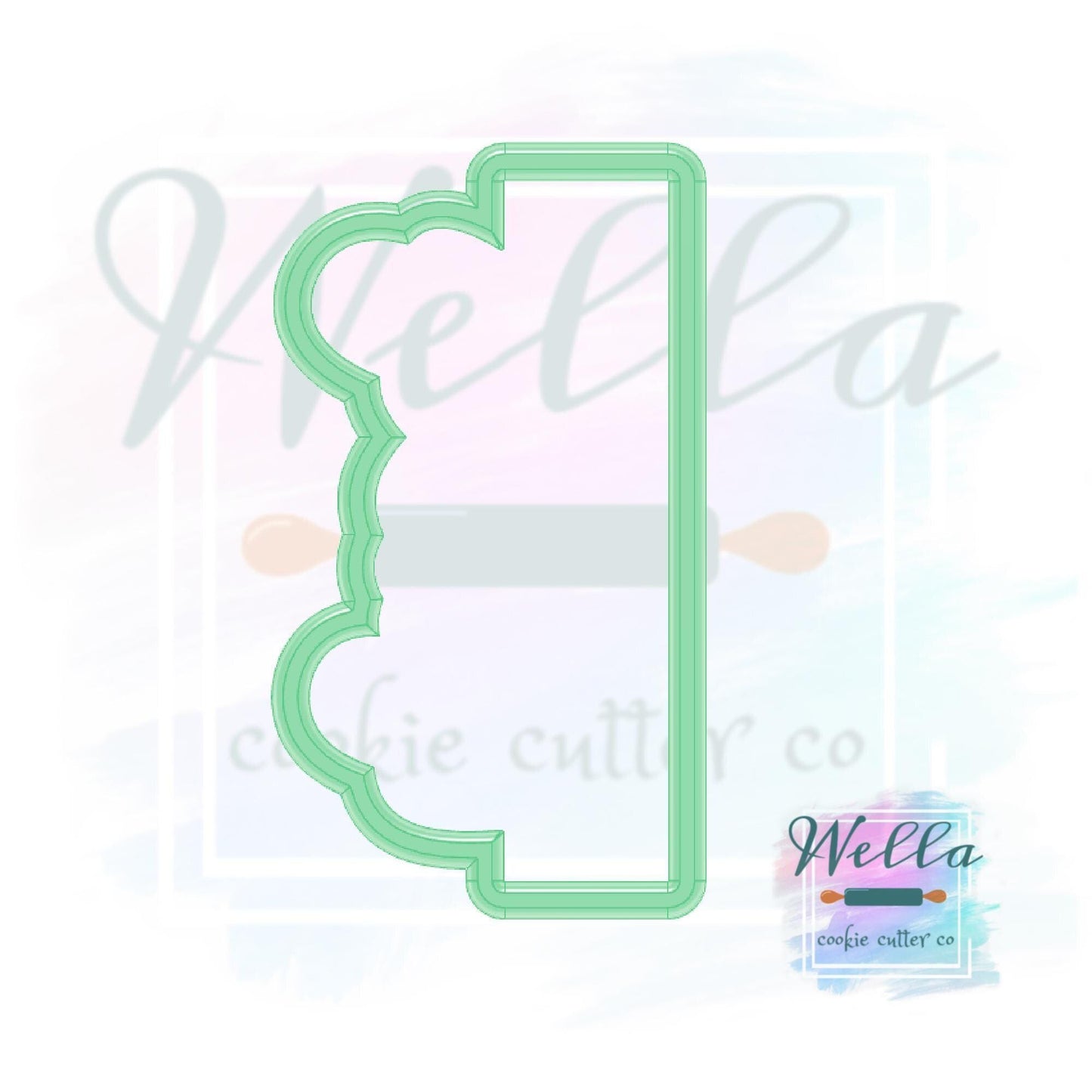 Graduation Class of 2026 #3 Skinny Cookie Cutter with Optional Stencil