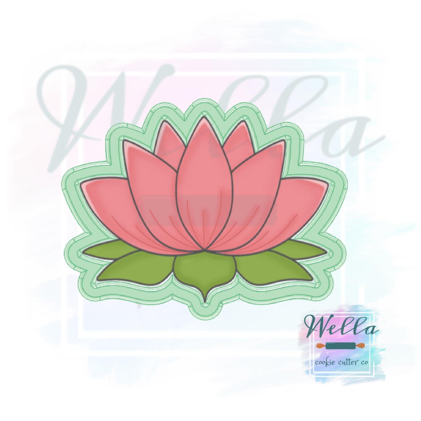 Lotus Flower Cookie Cutter