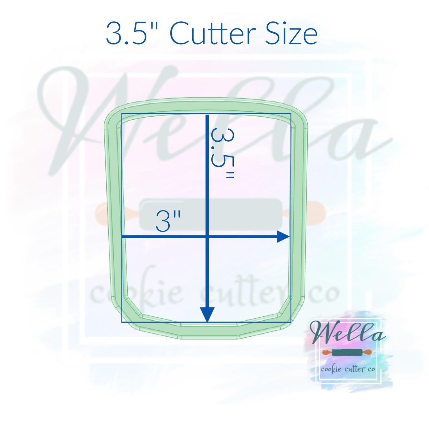 Whiskey Glass Cookie Cutter