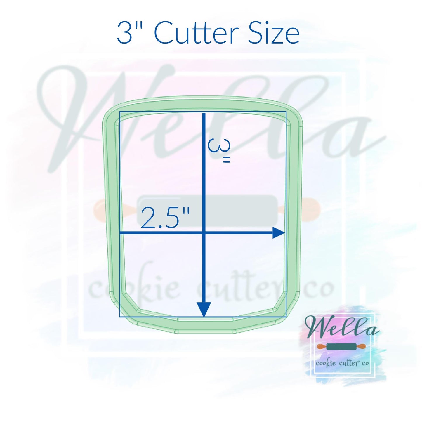 Whiskey Glass Cookie Cutter