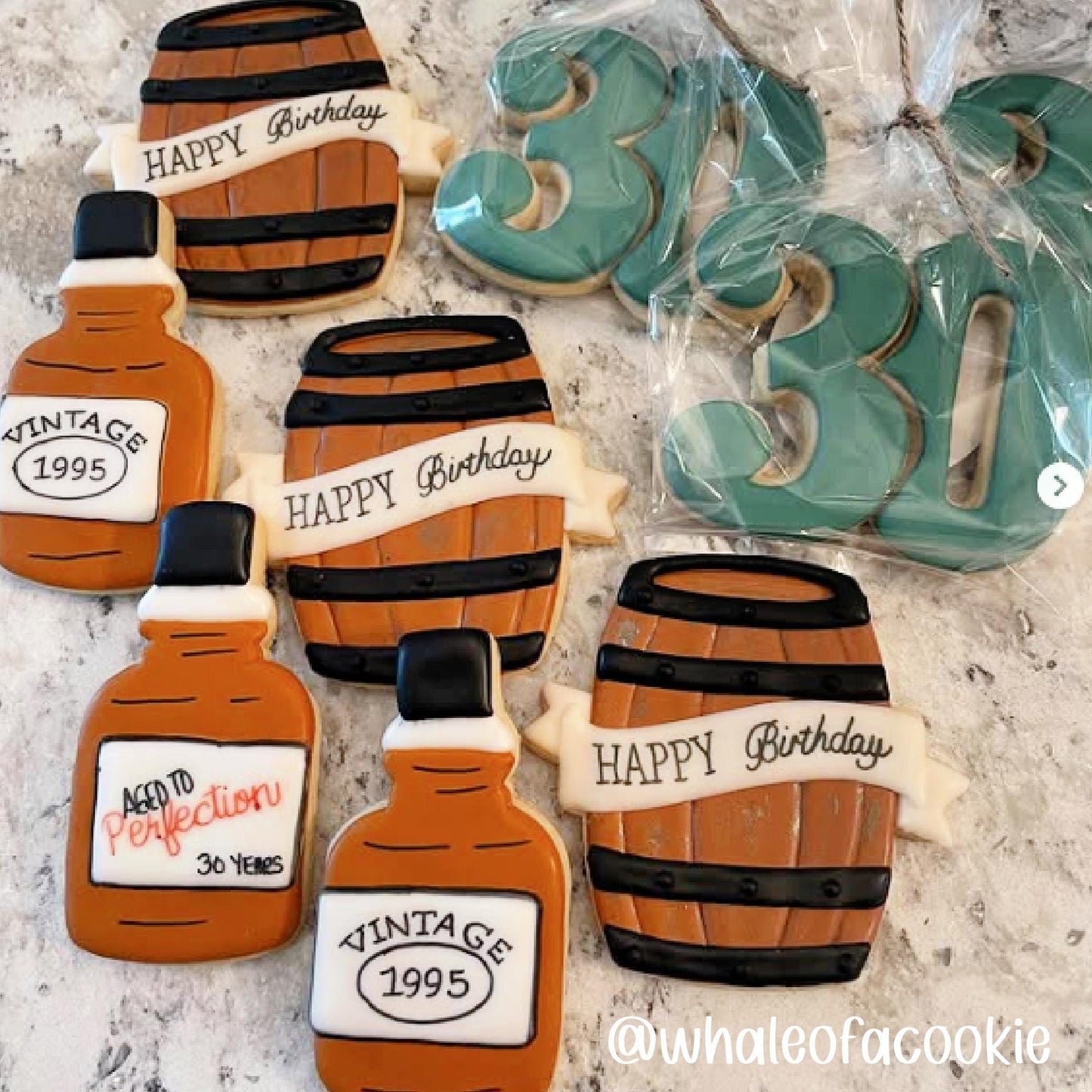 Whiskey Barrel with Banner Cookie Cutter