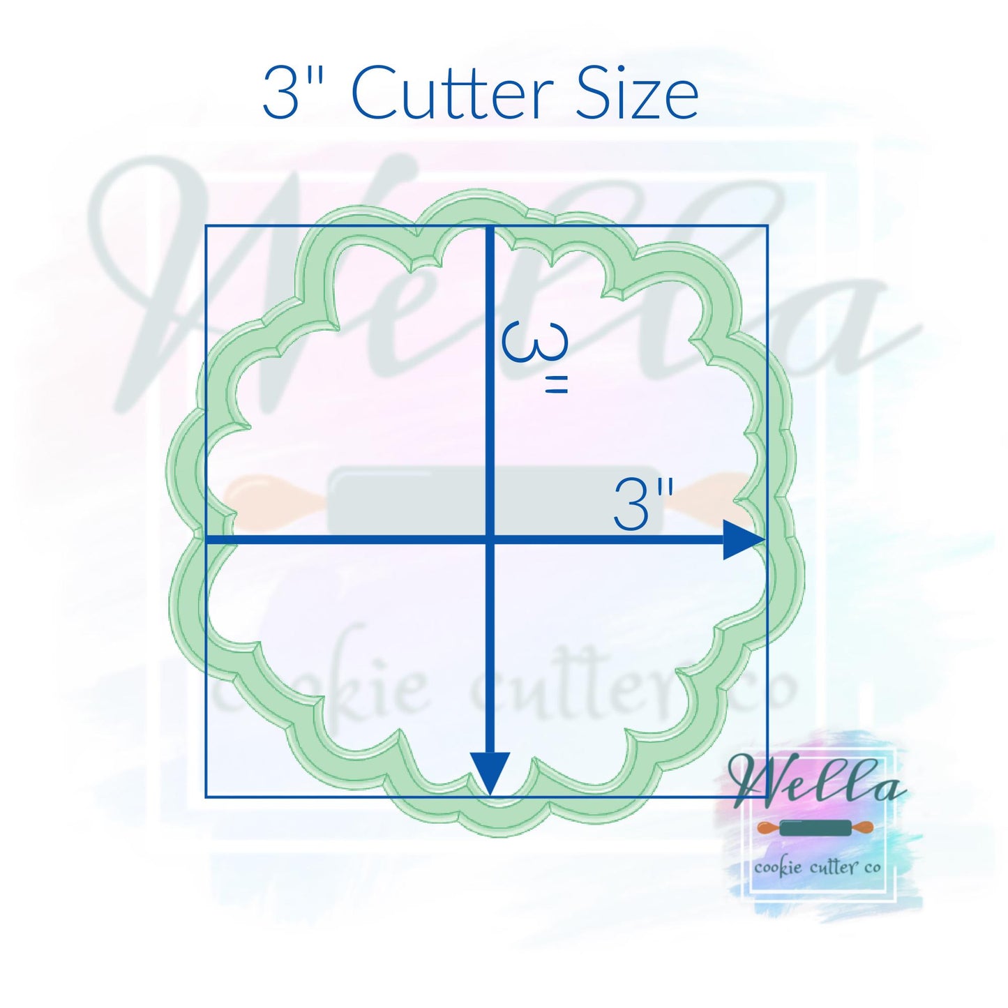 Pine Wreath with Bow Cookie Cutter