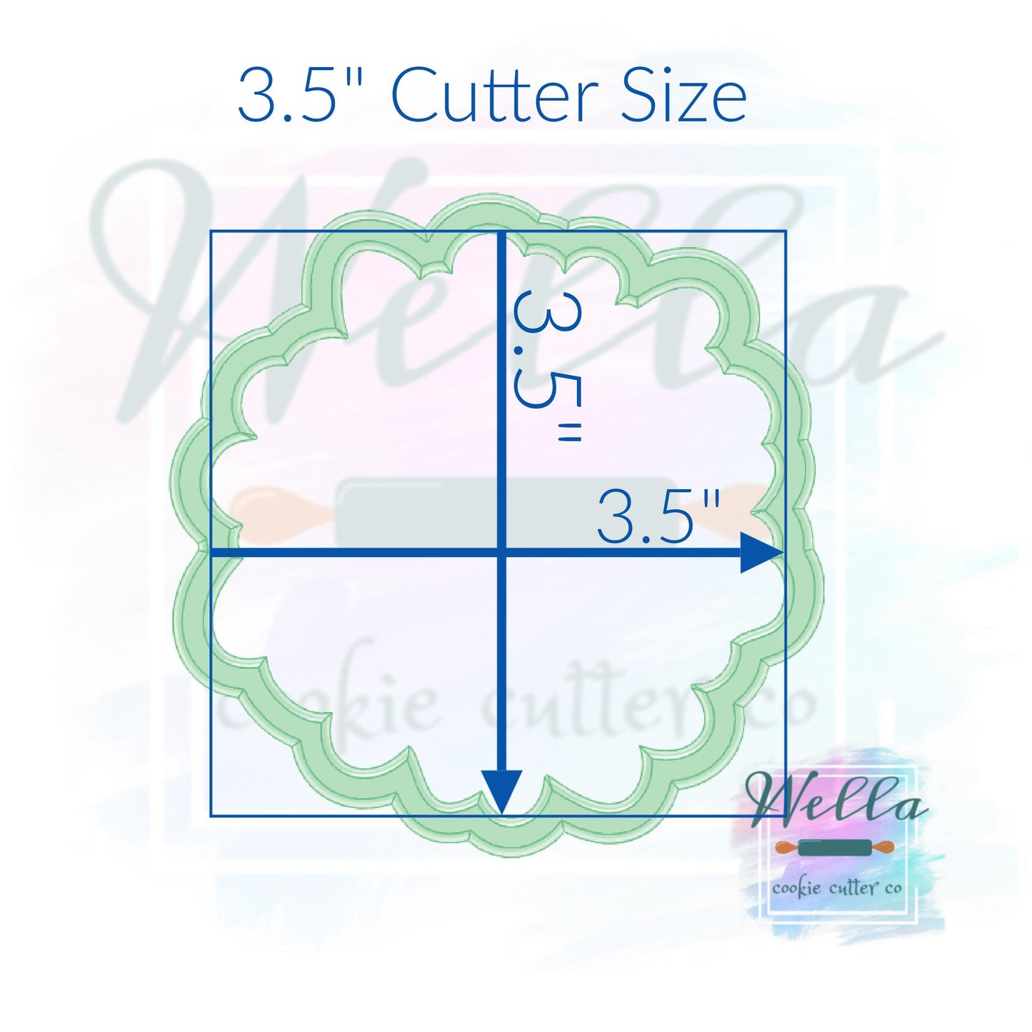Pine Wreath with Bow Cookie Cutter