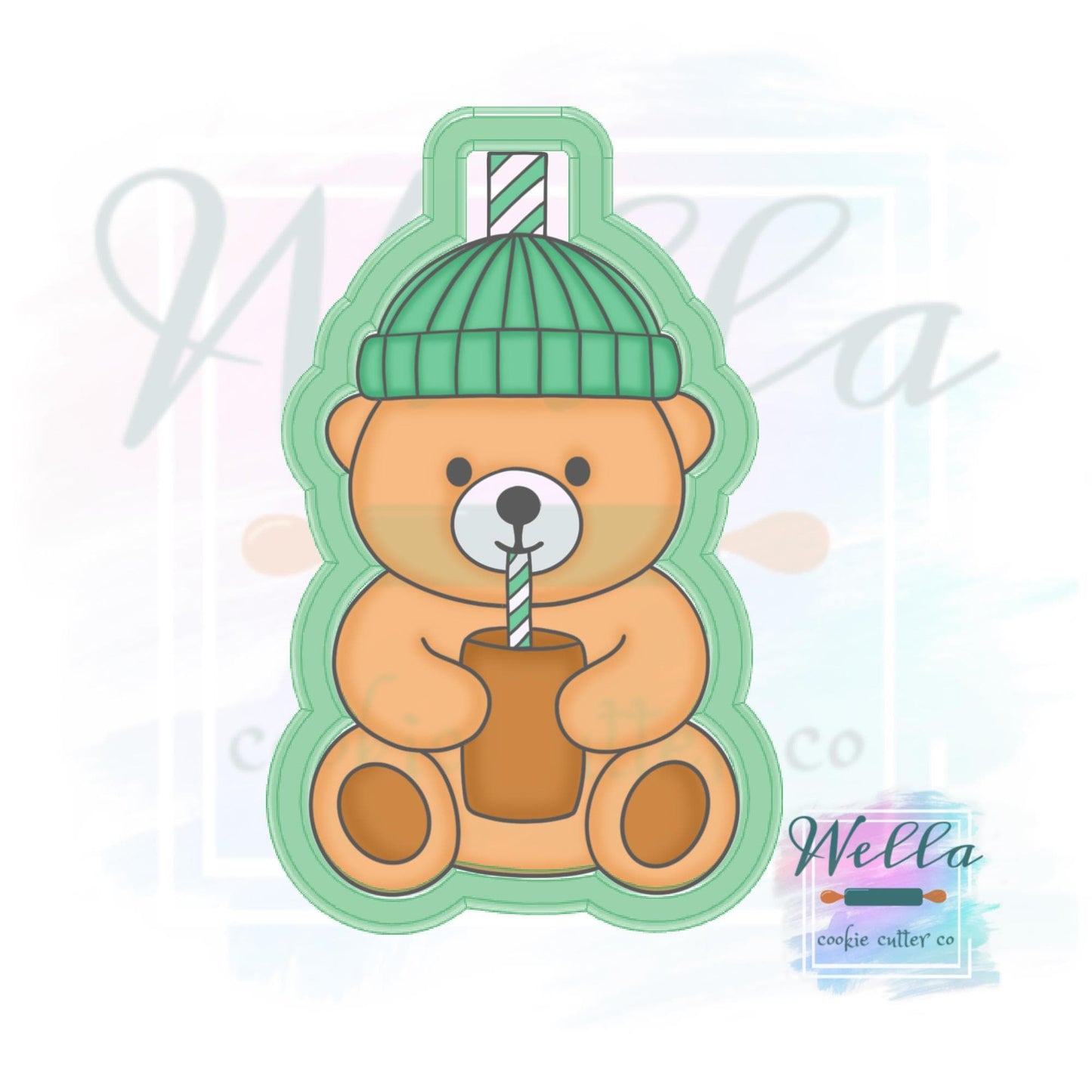 Bear Coffee Drink Cookie Cutter