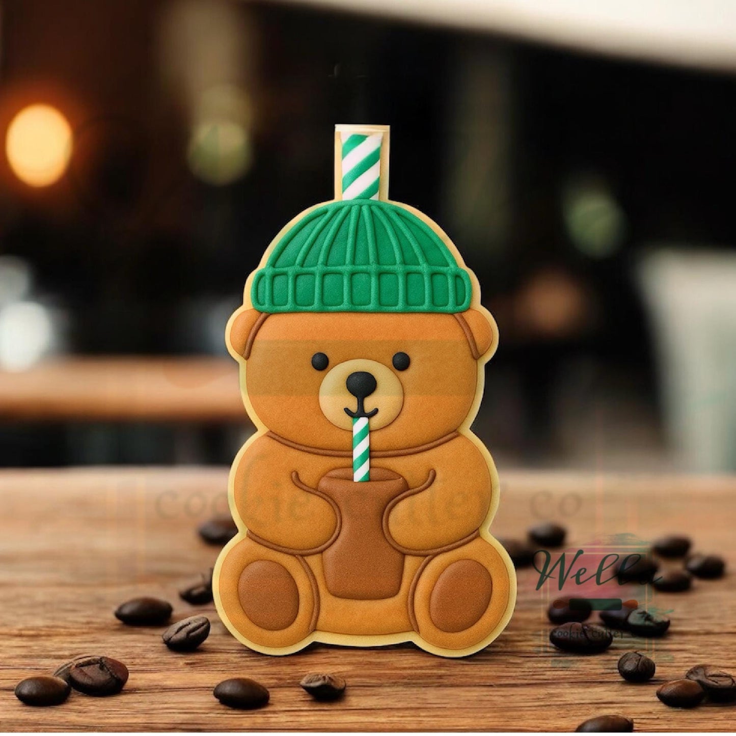 Bear Coffee Drink Cookie Cutter