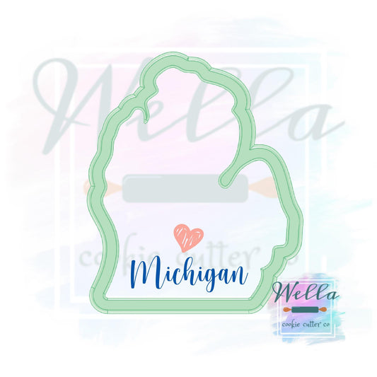 State of Michigan Cookie Cutter