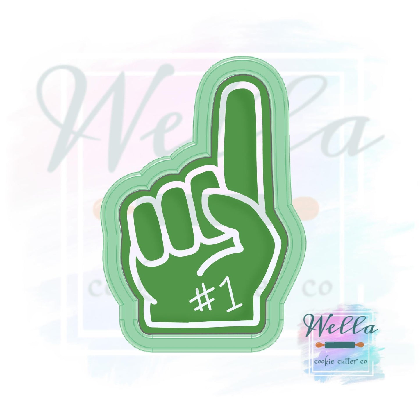 Foam Finger Cookie Cutter