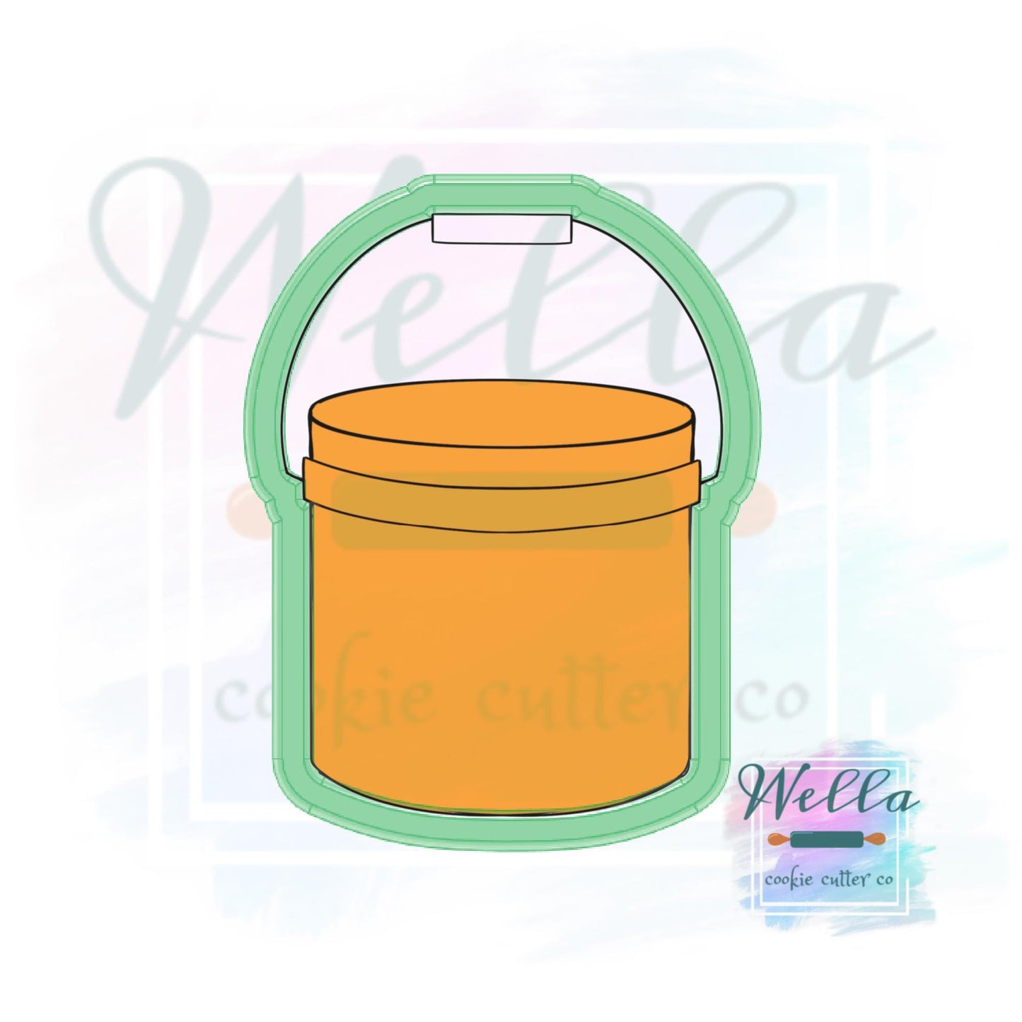Contractor Bucket Cookie Cutter