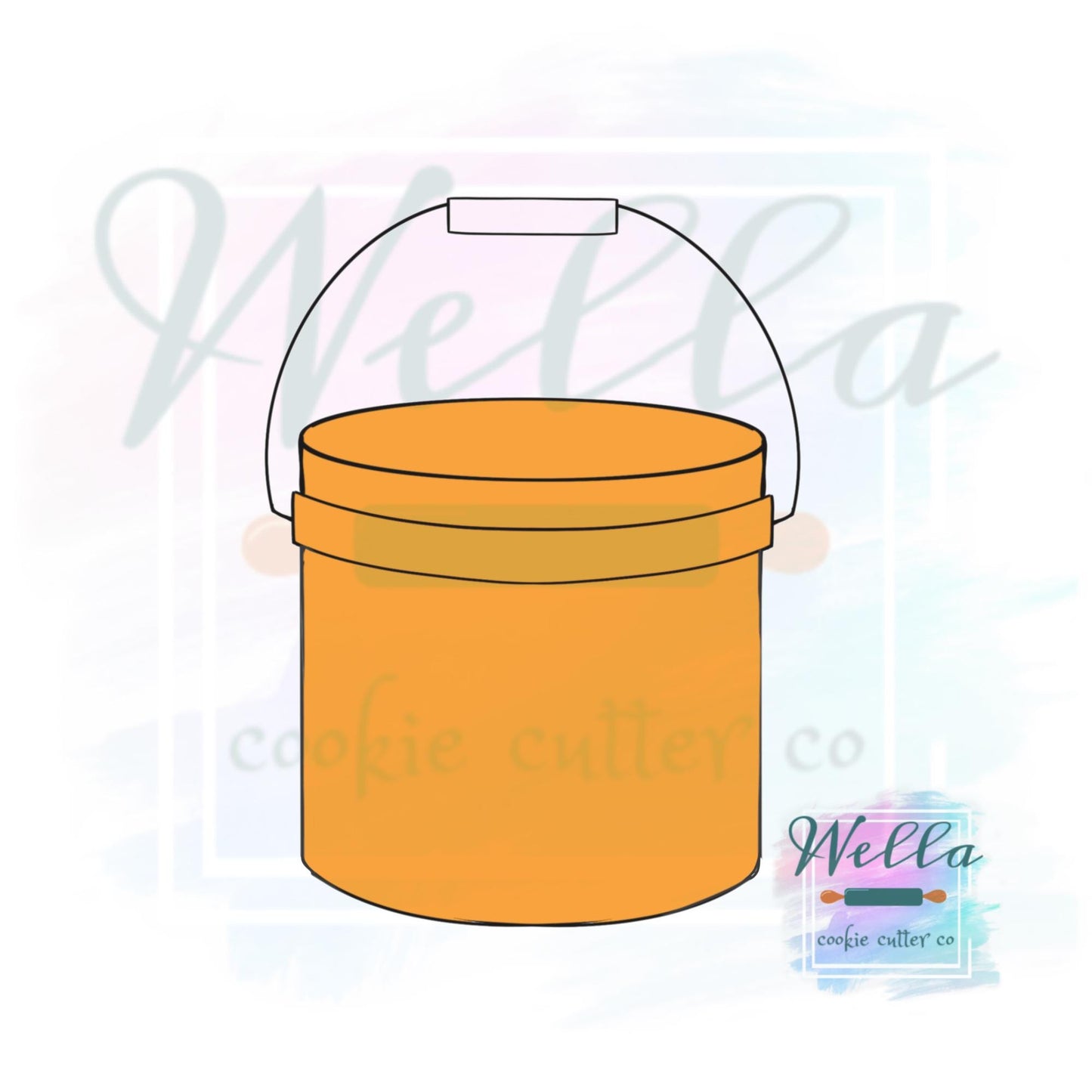 Contractor Bucket Cookie Cutter