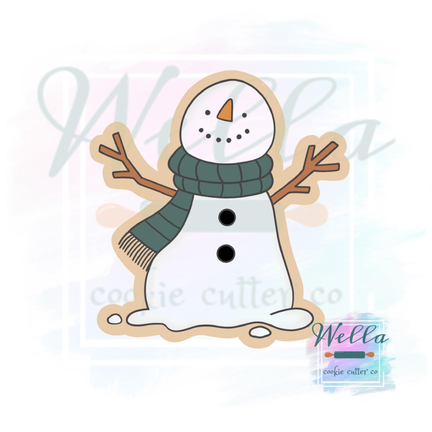 Snowman #2 Cookie Cutter