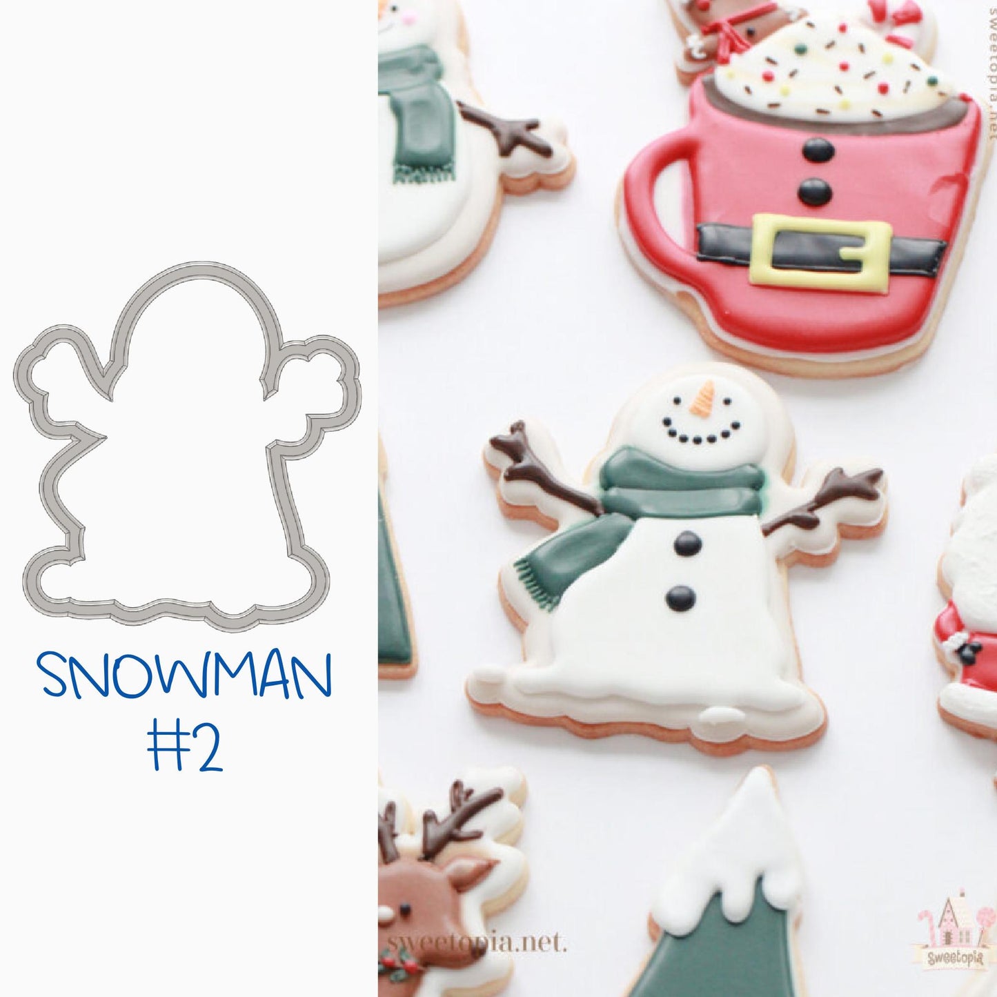 Snowman #2 Cookie Cutter