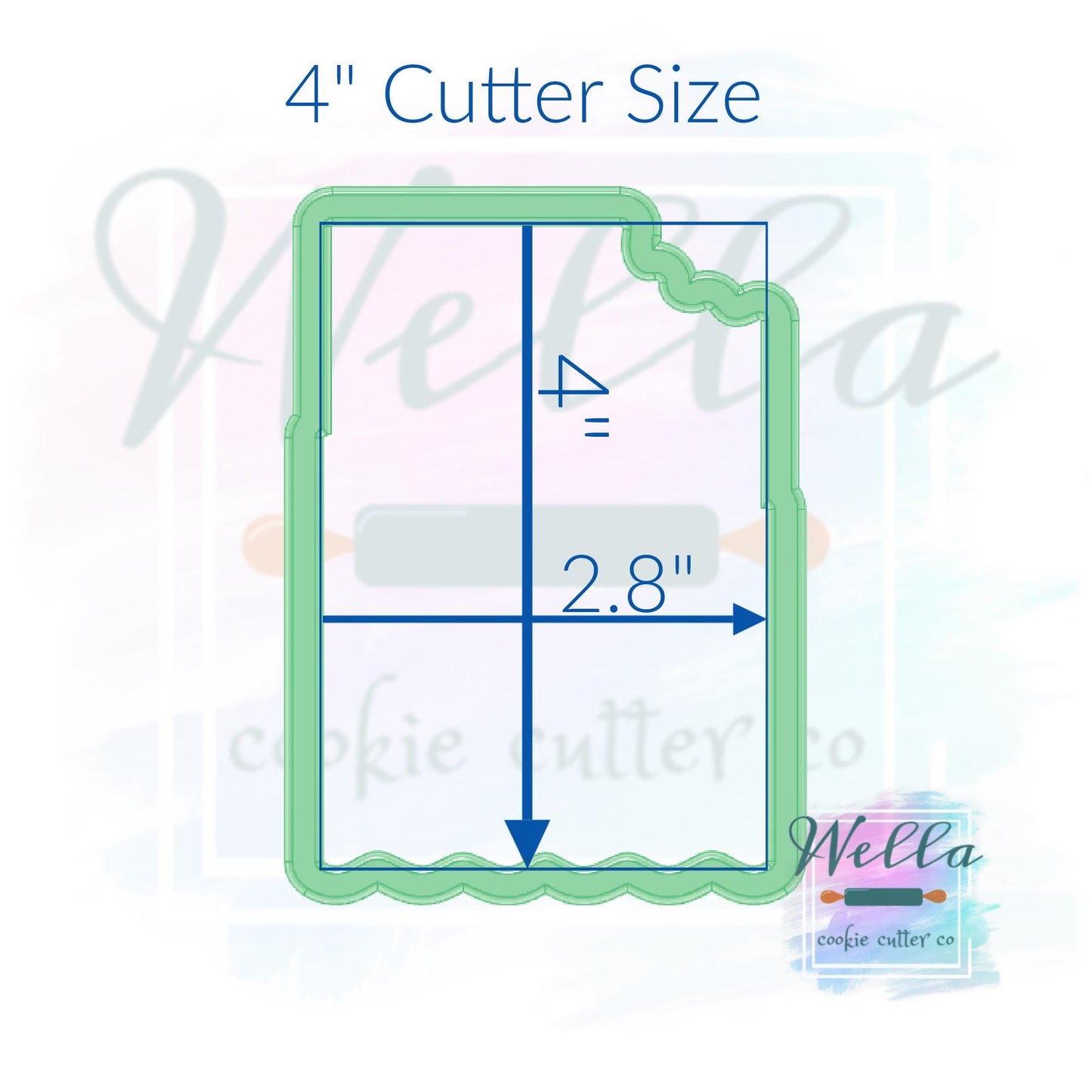 Candy Bar Cookie Cutter