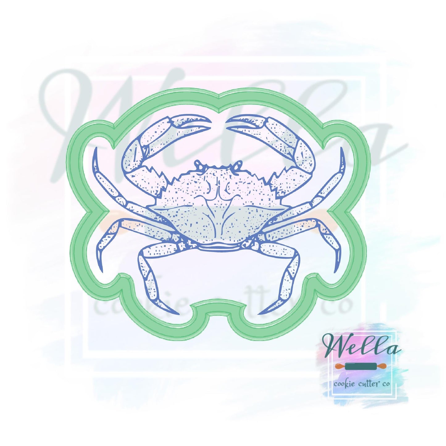 Crab Cookie Cutter, Sea Themed Cookie Cutter, Under the Sea Cutter