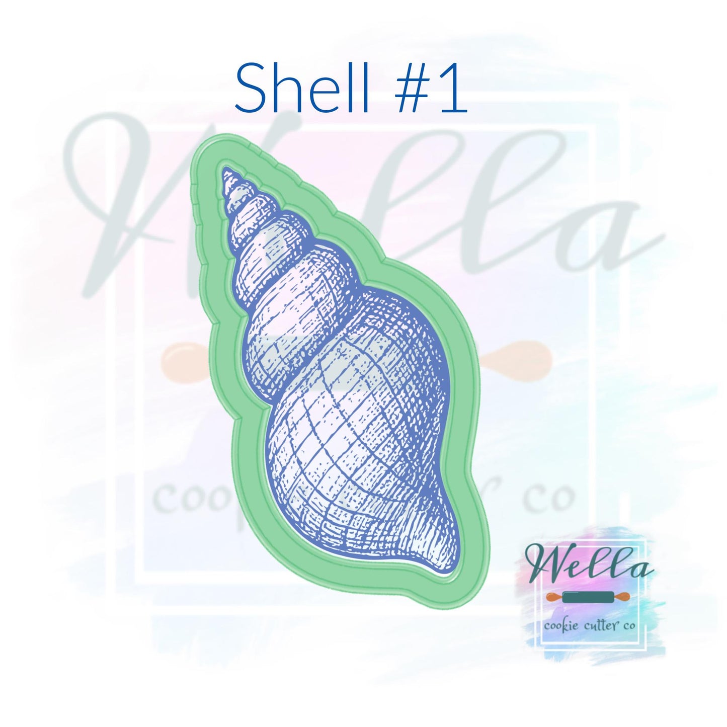 Seashell Cookie Cutters - Set of 4