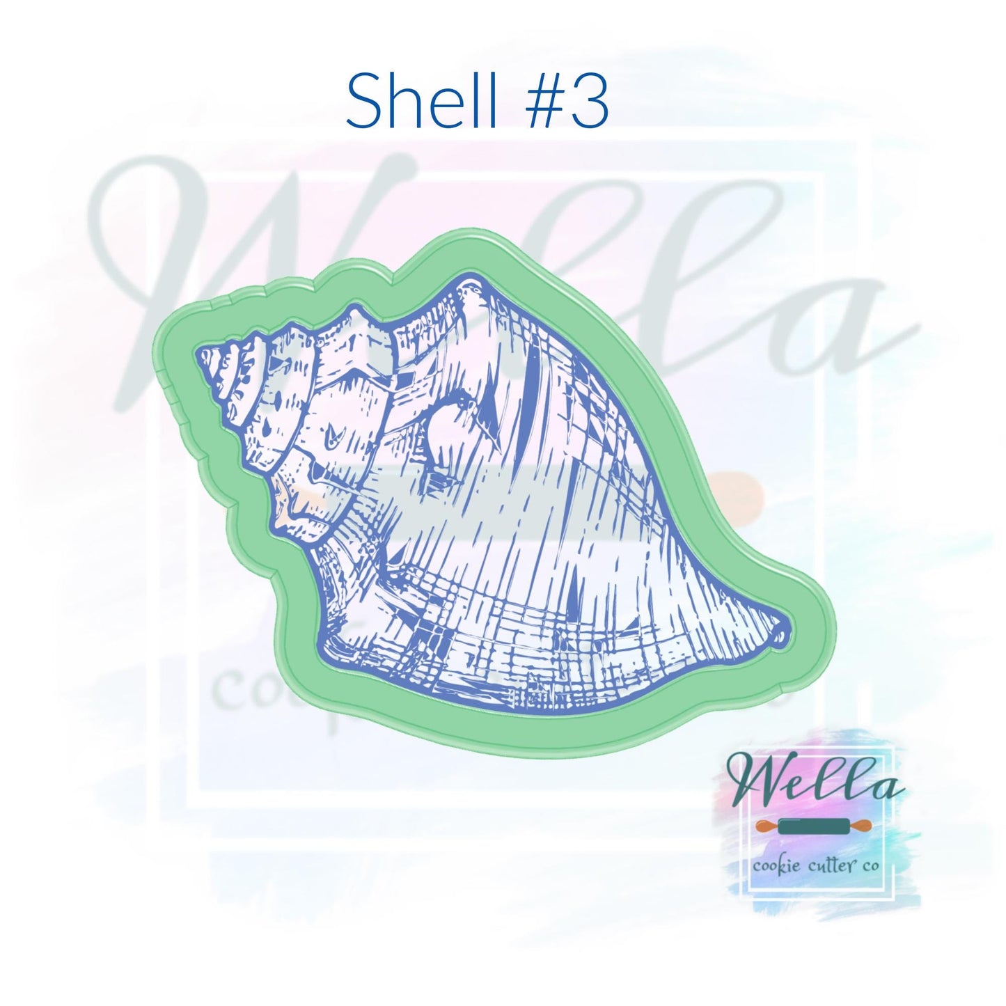 Seashell Cookie Cutters - Set of 4