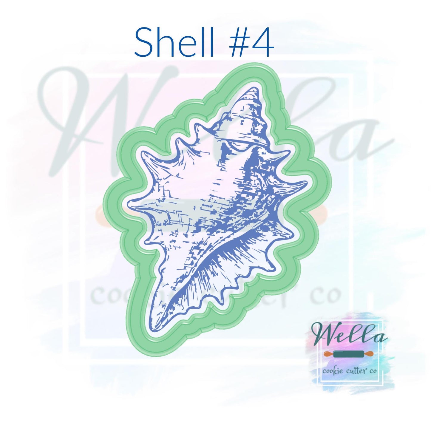 Seashell Cookie Cutters - Set of 4